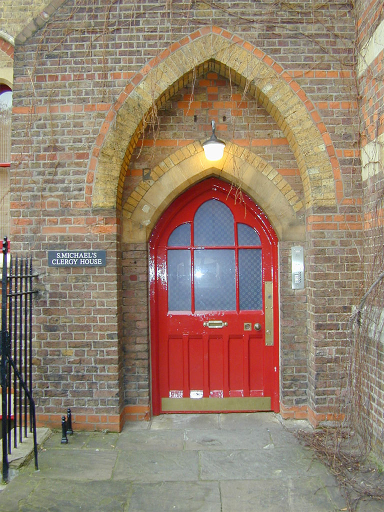 St Michael's Clergy House red door